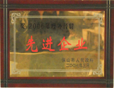 2007年被授予“先進企業(yè)”稱號